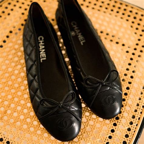 chanel black ballerinas|Shop CHANEL BALLERINAS .